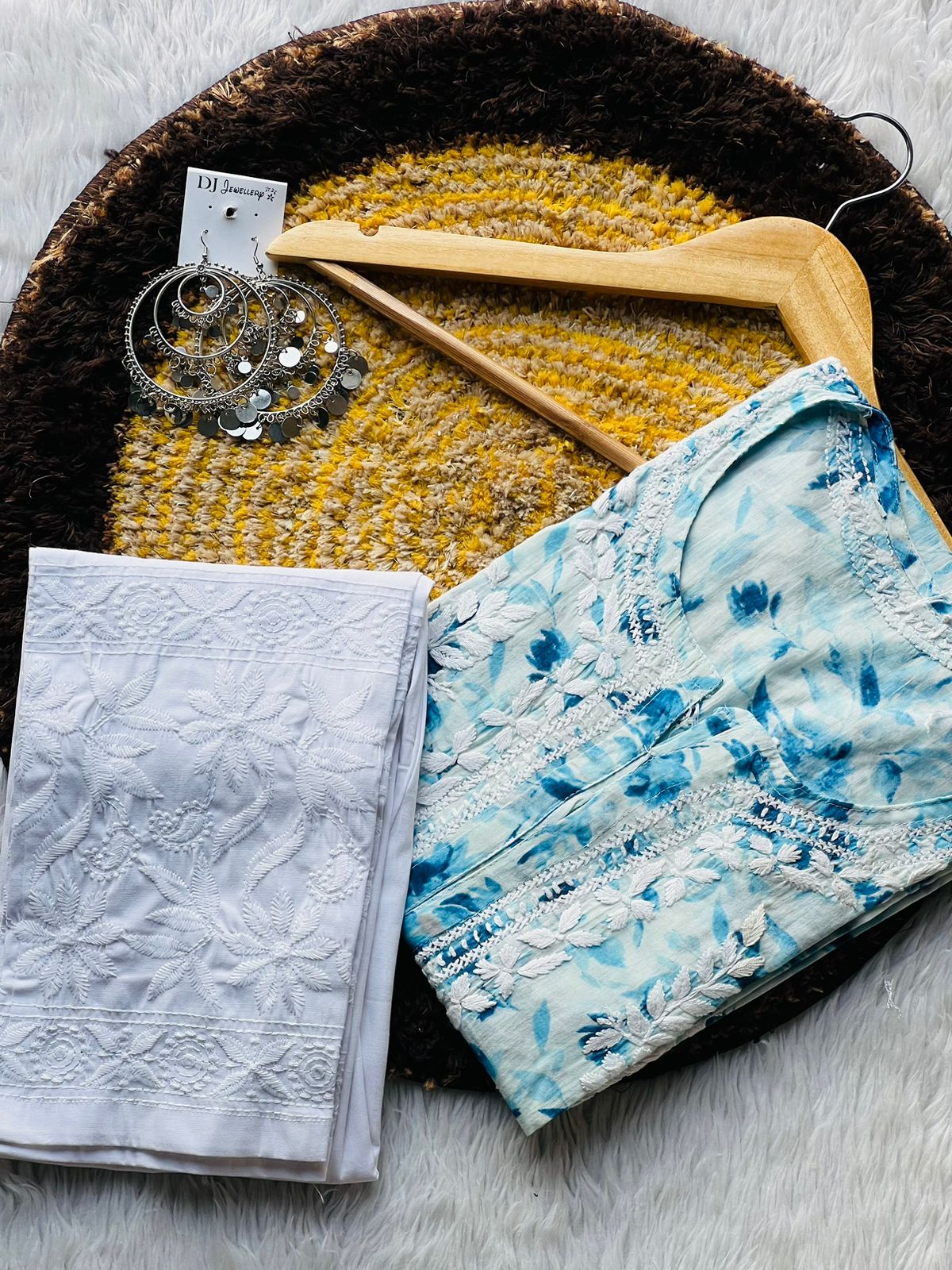 Farah Mal Printed Kurti Blue