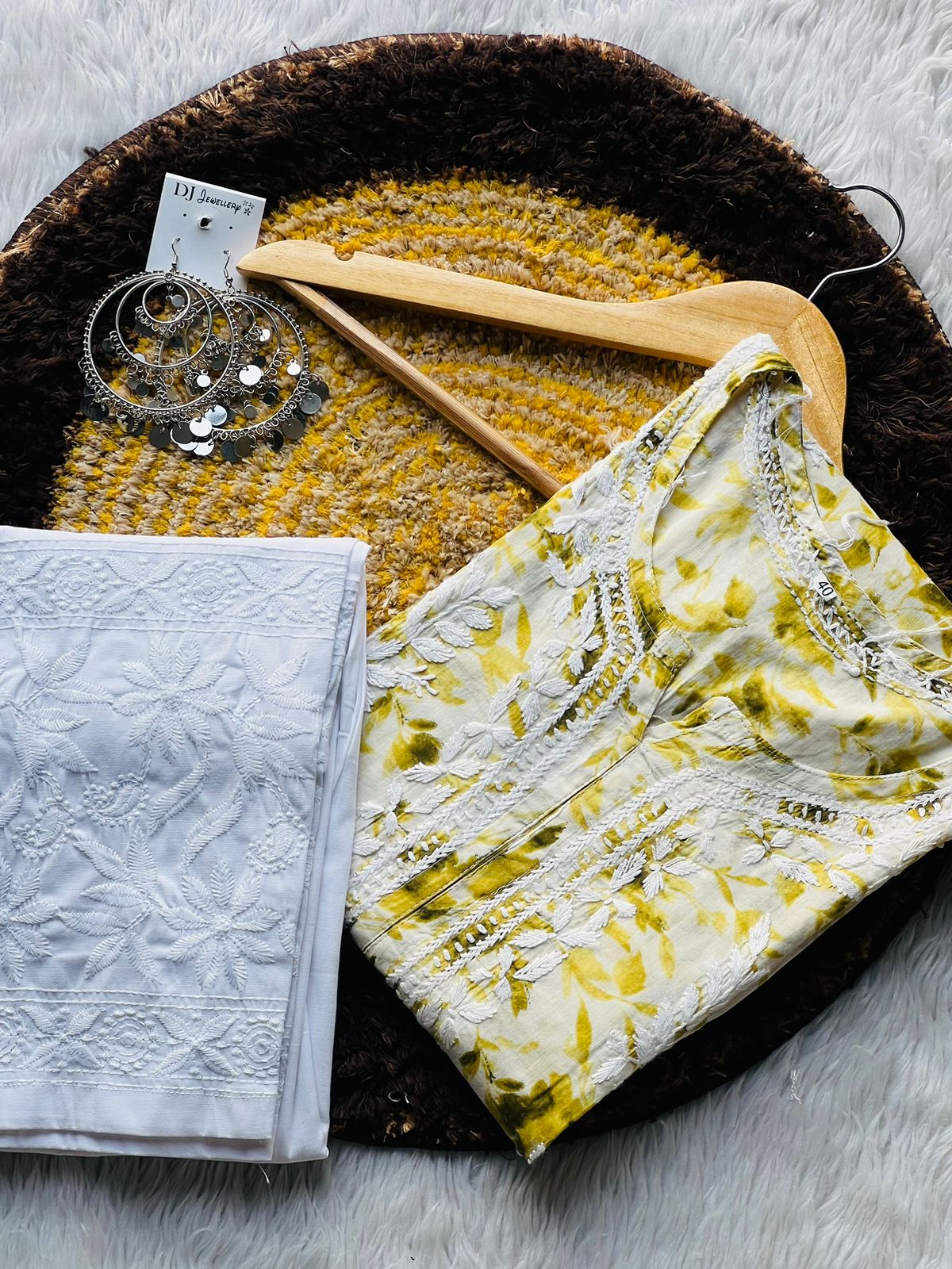 Farah Mal Printed Kurti Yellow