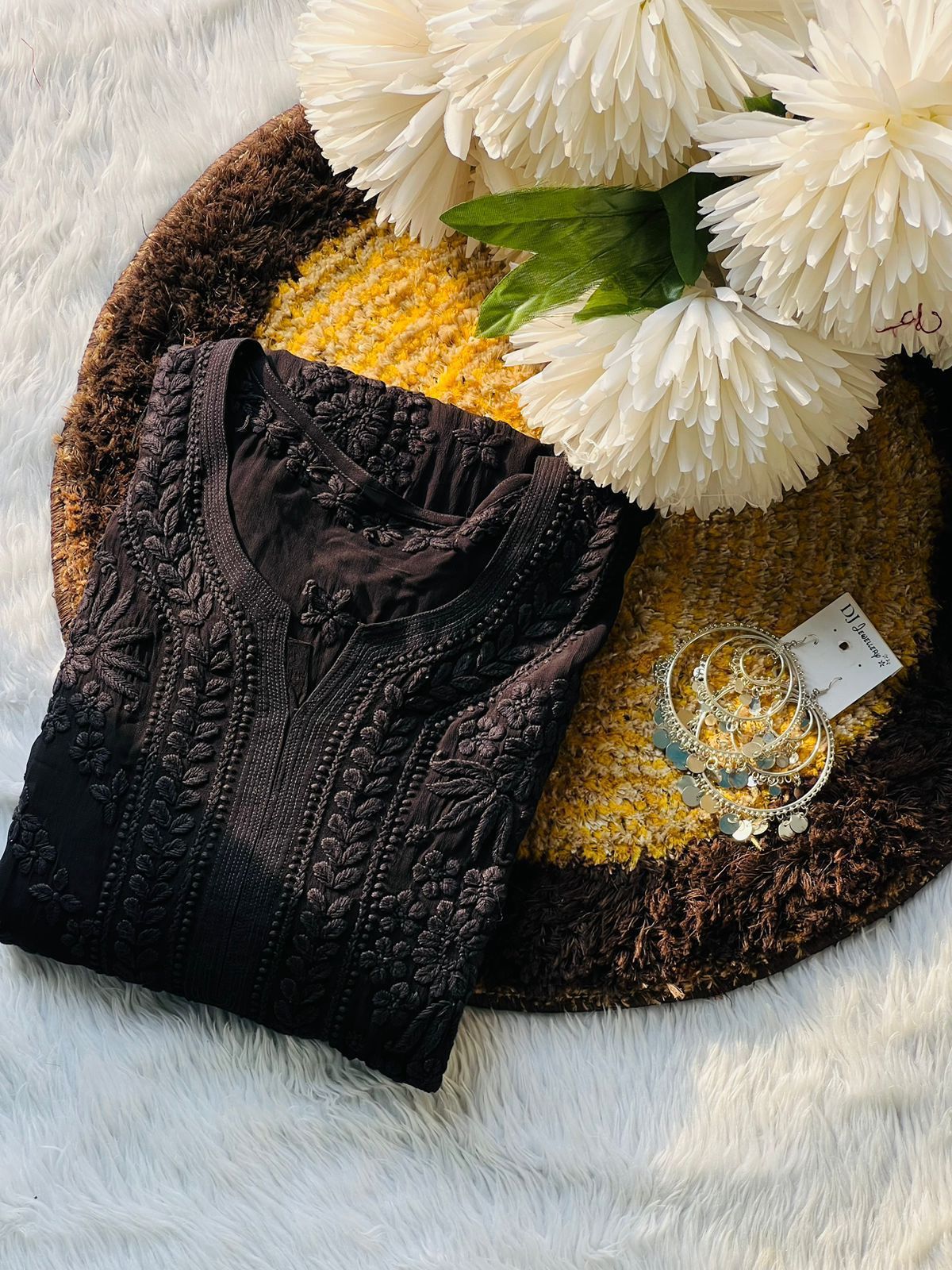 Sarah-Viscouse-Kurti-Black