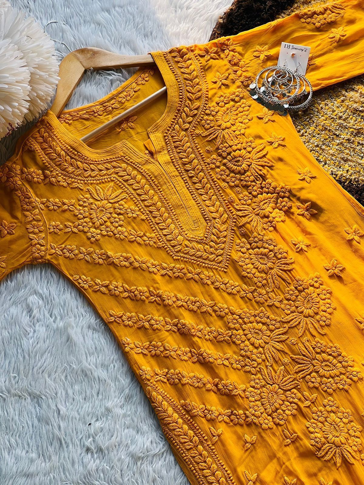 Sarah-Viscouse-Kurti-Yellow-Full-2